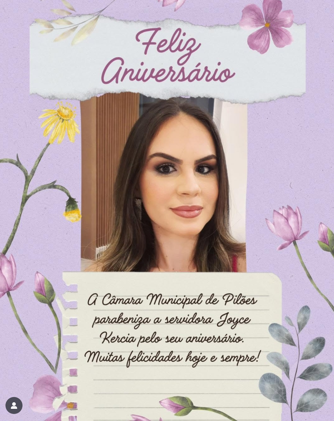 🎉 Feliz Aniversário, Joyce Kercia!