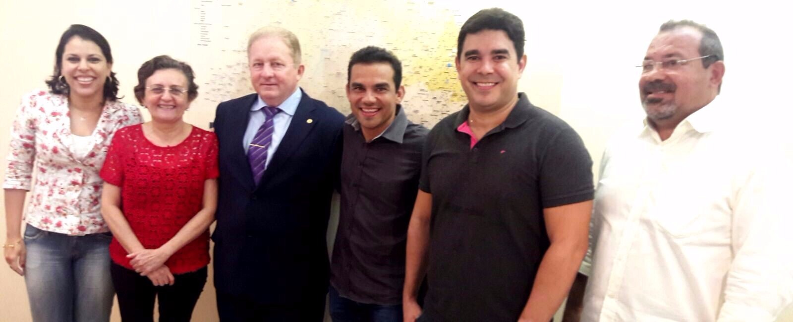 Presidente Estadual do PMB recebe os membros da comissão provisória de Mossoró.